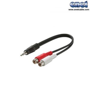 تبدیل کابلی ۳٫۵ نری به دو مادگی AVI