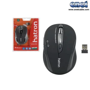 موس بیسیم و بیصدا HMW120SL مشکی هترون/HATRON