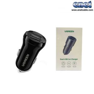 شارژر فندکی ۲پورت(۲۴W) UGRENN-50875