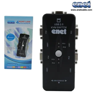سوئیچ ۴ پورت KVM USB ای نت