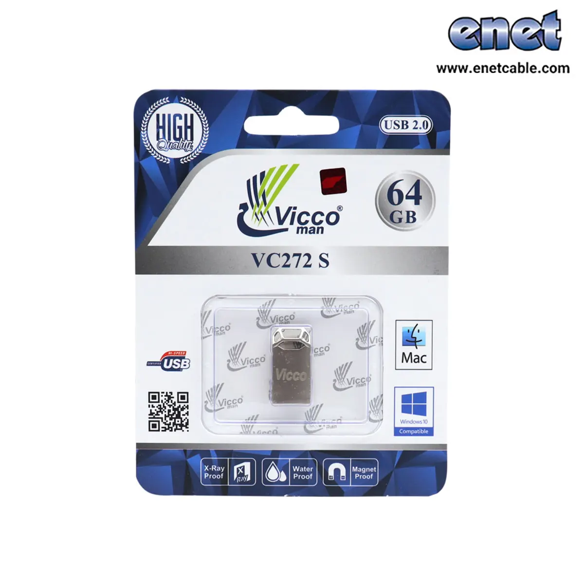 فلش ۶۴ گیگ vicco مدل VC272
