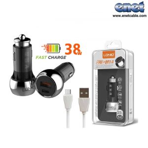 شارژر فندکی(۳۶W) LDNIO-C1 Type-C