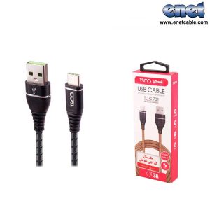 کابل شارژر و دیتا Type-c تسکو مدل TC C701