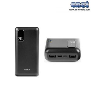پاوربانک هیسکا مدل LP-221 ظرفیت ۲۰۰۰۰ میلی آمپر