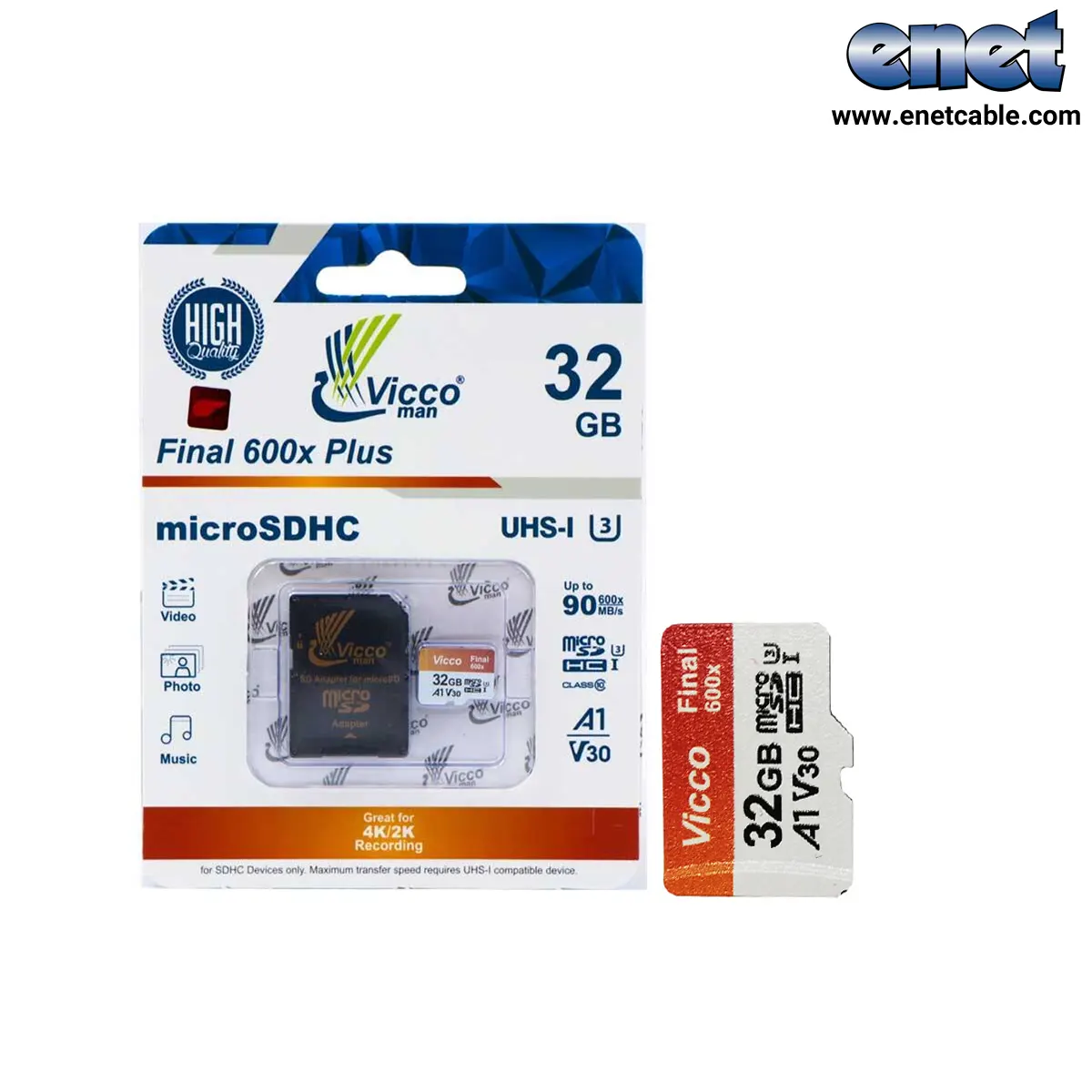 رم ۳۲ گیگ ۹۰ مگ Vicco مدل Final 600x Plus همراه با خشاب