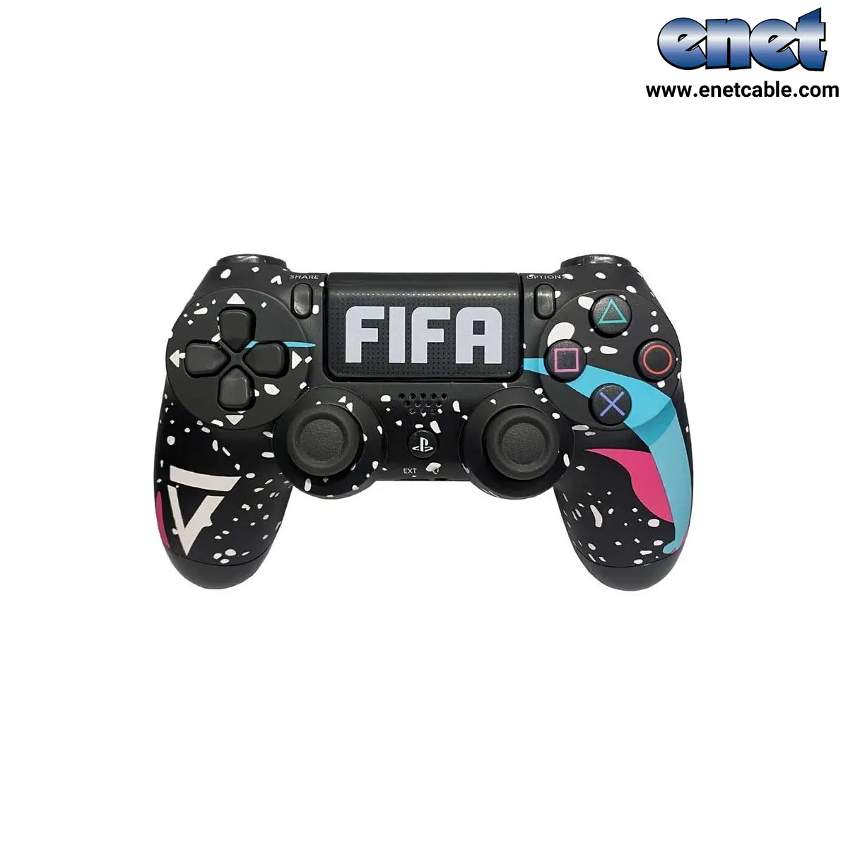 دسته بازی PS4 (های کپی) درجه یک مشکی - Image 7