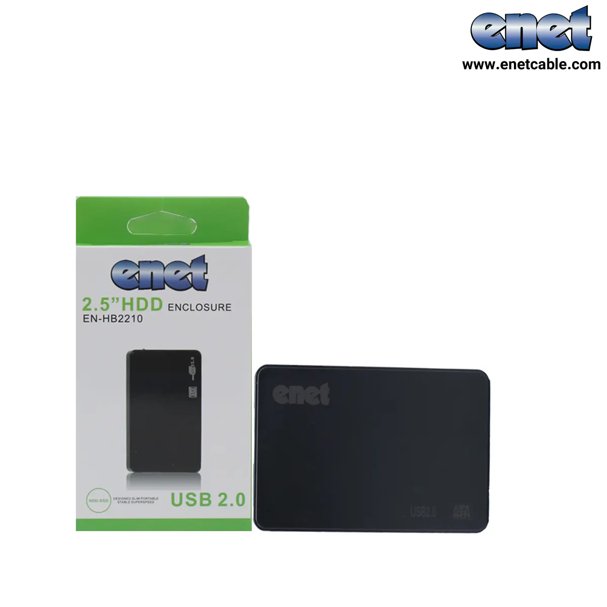 باکس هارد لپ تاپی ۲٫۵اینچ-HB2210-USB2.0 ای نت/enet
