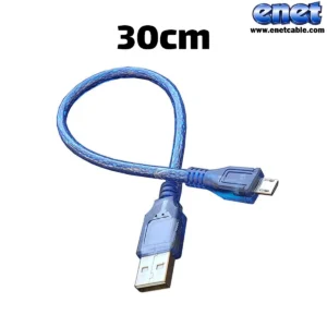 کابل شارژ میکرو شیلدار ۳۰ سانتی