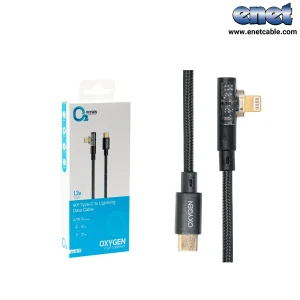 کابل شارژ ایفون به تایپ سی ۶۰وات-OXYGEN-LX19
