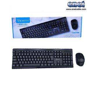 کیبورد و موس بی سیم وریتی Verity-6140