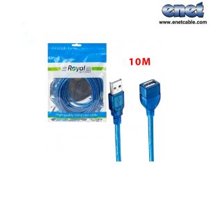 افزایش ۱۰ متری USB شیلددار ROYAL