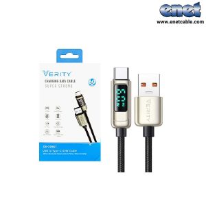 کابل تایپ سی ۶۰w وریتی VERITY CB-3166