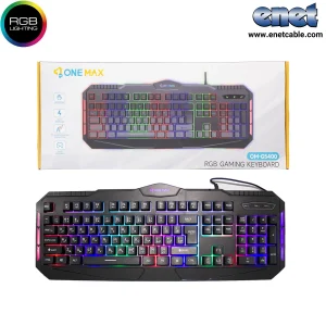 کیبورد سیم دار گیمینگ ONEMAX-OM5400