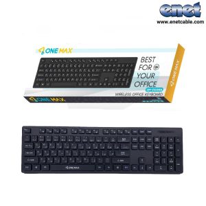 کیبورد بی سیم وان مکس ONEMAX OM-3100W مشکی