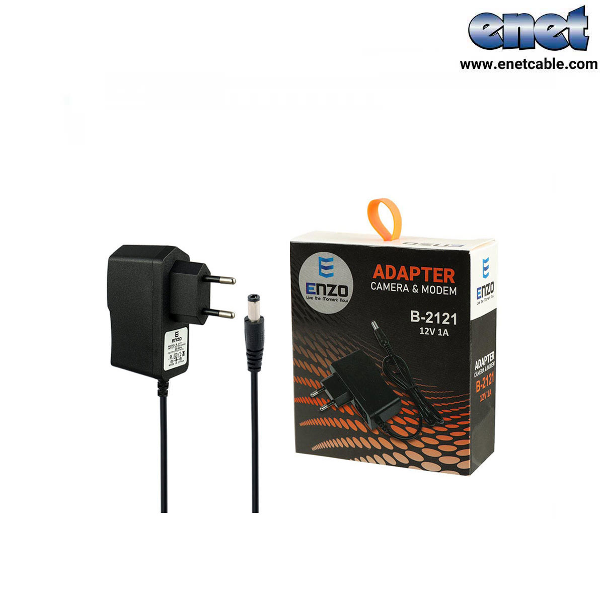 آداپتور مودم ۱۲V-1A-2121 سوکت (درشت) انزو/ENZO