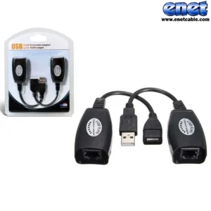 افزایش USB همراه با کابل شبکه (۴۵ متر) بدون پک