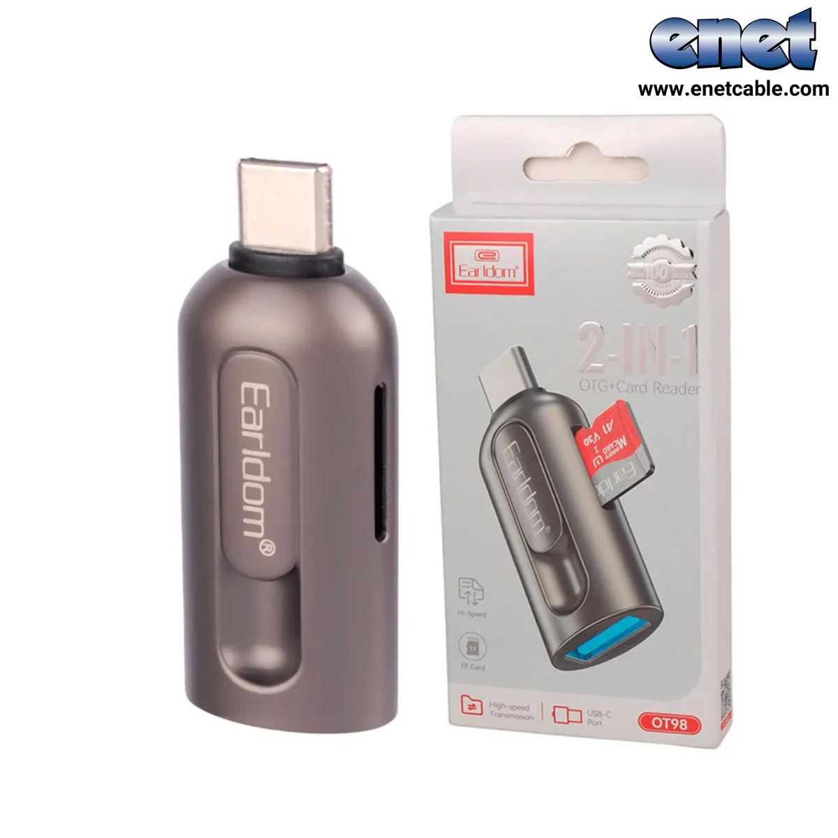 رم ریدر OTG Type-C -OT98 ارلدام/EARLDOM