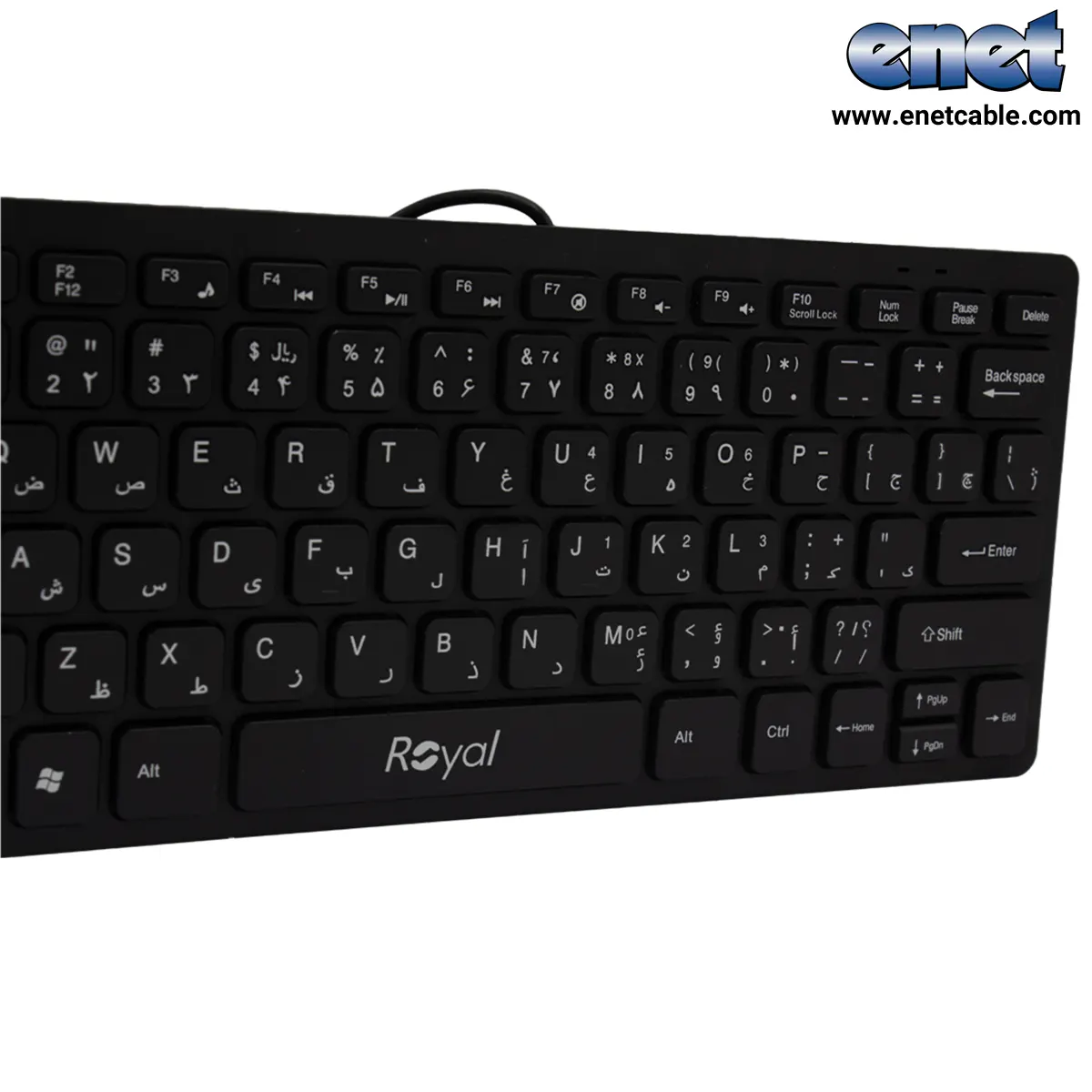 کیبورد مینی سیم دار رویال ROYAL-305 - Image 6