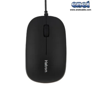 موس سیم دار بی صدا HM411SL هترون/HATRON