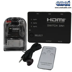 سوئیچ ۱ به ۳ HDMI + ریموت