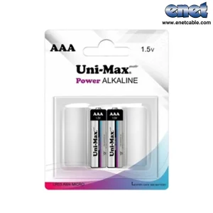باتری دو تایی نیم قلم پاورآلکالاین یونی مکس/Uni-Max