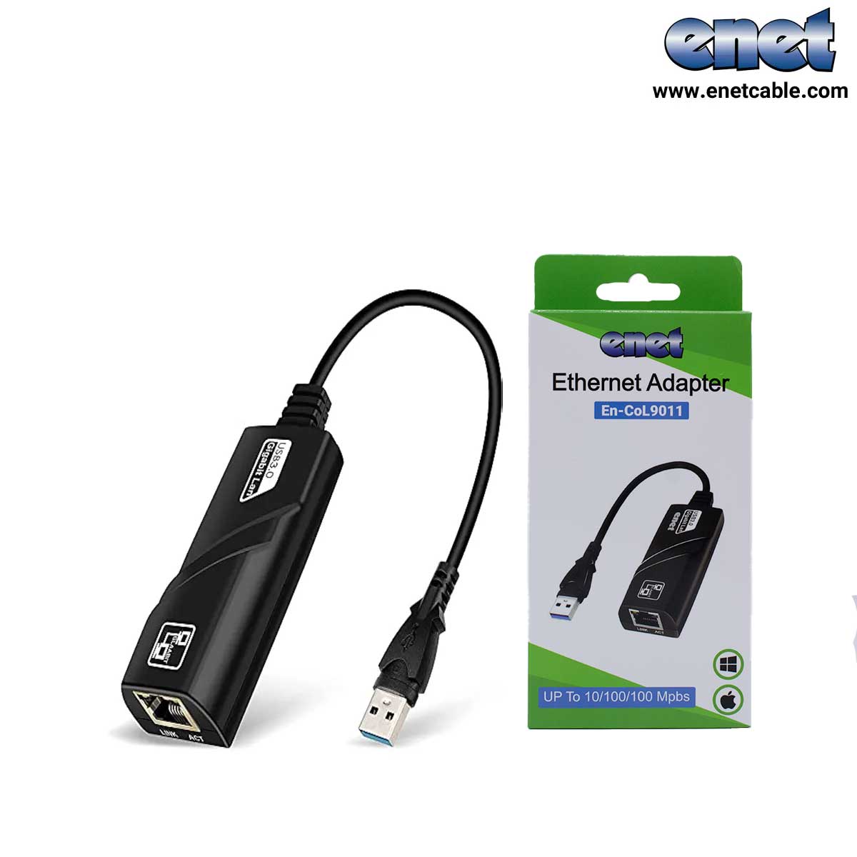 تبدیل -EN-COL9011 - USB3.0 TO LAN ای نت/ENET - Image 3