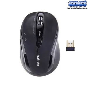 موس بیسیم و بیصدا HMW120SL مشکی هترون/HATRON