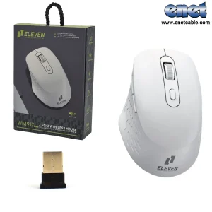 موس بی سیم و بیصدا الون سفید ELEVEN-WM917