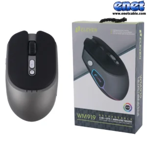 موس ۶کلید بی سیم و بیصدا WM919 الون/ELEVEN