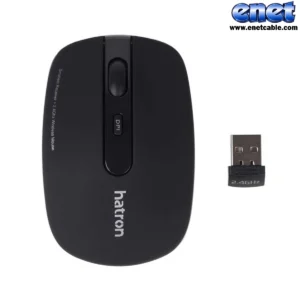 موس بیسیم و بیصدا HMW112 مشکی هترون/HATRON