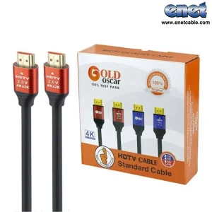 کابل HDMI V2.0 4K 10m گلد اسکار/GOLD-OSCAR