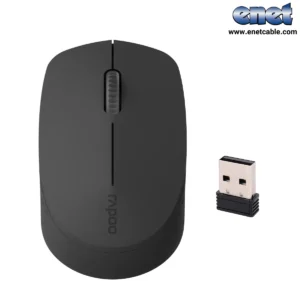 موس بی سیم و بلوتوثی بی صدا مشکی M100G  رپو/RAPOO