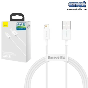 کابل شارژ لایتنینگ CALYS-A02  1M  2.4A باسئوس/BASEUS