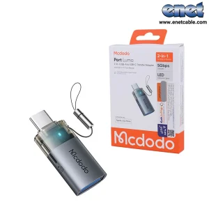تبدیل OTG تایپ سی به USB3.0 و رم ریدر OT-7600 مک دودو/MCDODO