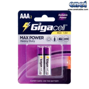 باتری نیم قلم ۲تایی مکس پاور گیگاسل/GIGACELL