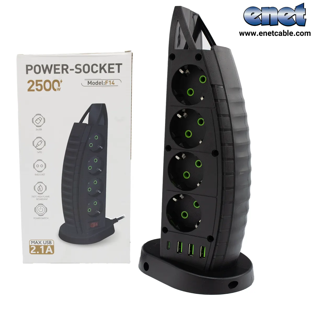 چندراهی برق POWER SOCKET F-14