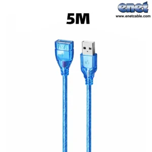 کابل افزایش ۵ متری USB شیلدار