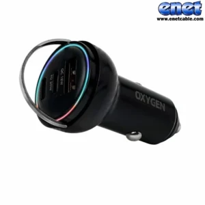 شارژر فندکی خودرو ۳پورت ۶۰W AC14 اکسیژن/OXYGEN