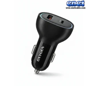 شارژر فندکی خودرو ۲ پورت AC16 60W اکسیژن/OXYGEN