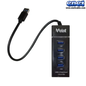 هاب ۴پورت WH41  USB2  ویلوت/WELOT