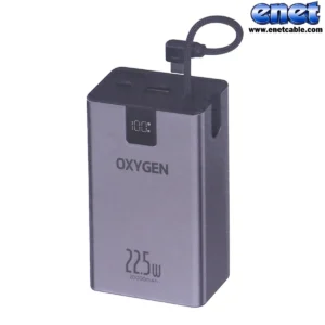 پاوربانک اکسیژن OXYGEN OX‑۱۶۰ ظرفیت ۲۰۰۰۰ میلی‌آمپر | شارژ سریع ۲۲٫۵ وات