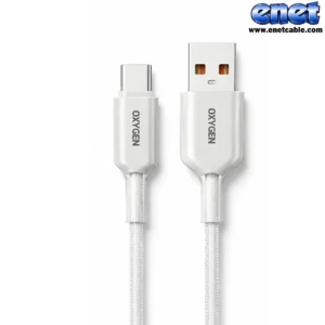 کابل شارژ تایپ سی ۱متری LX23 3A اکسیژن/OXYGEN