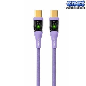 کابل شارژ دوسرتایپ سی ۱متری LX24  66W اکسیژن/OXYGEN
