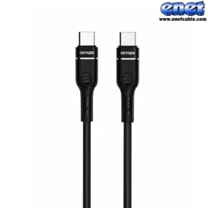 کابل شارژ دوسر تایپ سی ۱متری LX28 66W اکسیژن/OXYGEN