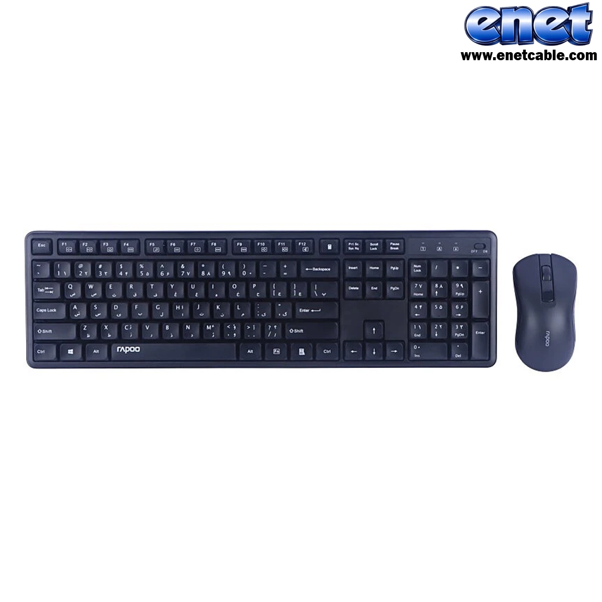 کیبورد و موس بی سیم X2100 رپو/RAPOO