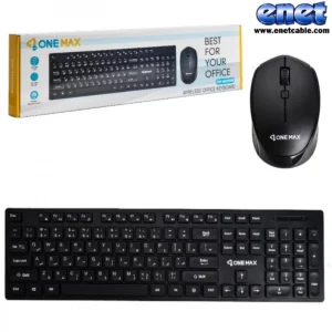 کیبورد موس بی سیم OM-OM4600W وان مکس/ONE-MAX