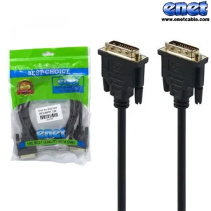 کابل DVI TO DVI PVC 1.5M  ای نت/enet