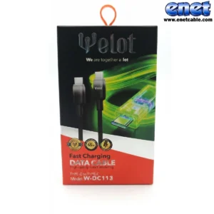 کابل شارژ دوسر تایپ سی ۱۱۳CC ویلوت/WELOT