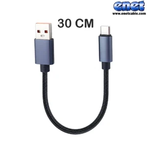 کابل تایپ سی ۳۰سانتی متری ۵آمپر LX37 اکسیژن/OXYGEN
