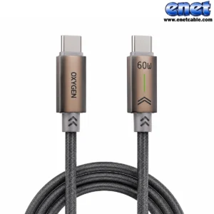 کابل دو سرتایپ سی ۱٫۲متری lx47 60w اکسیژن/OXYGEN